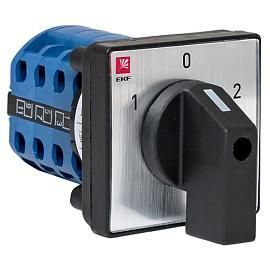 Кулачковый переключатель ПК-1-43 25А 3P «1-0-2» EKF PROxima от поставщика КабельСпецСтрой