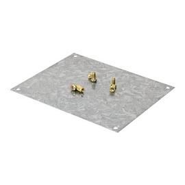 DKC 653011 Монтажная пластина из оцинкованной стали 122х82 мм, для коробок 128х103 мм от поставщика КабельСпецСтрой DKC 653011 Монтажная пластина из оцинкованной стали 122х82 мм, для коробок 128х103 мм от поставщика КабельСпецСтрой