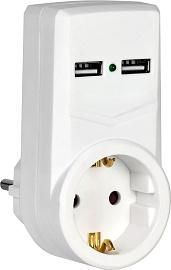 Адаптер Т-01/01 1 место 2P+PE 16А 2хUSB 2,1A белый WTP10-16-01-ZKU-K01 IEK от поставщика КабельСпецСтрой Адаптер Т-01/01 1 место 2P+PE 16А 2хUSB 2,1A белый WTP10-16-01-ZKU-K01 IEK от поставщика КабельСпецСтрой