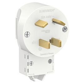 Вилка силовая BLANCA 3Р+N 32А, 440В белая BLNSV003241 Schneider Electric от поставщика КабельСпецСтрой Вилка силовая BLANCA 3Р+N 32А, 440В белая BLNSV003241 Schneider Electric от поставщика КабельСпецСтрой