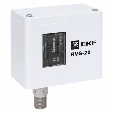 Реле избыточного давления 0,6 МПа, RVG-20-0,6 EKF от поставщика КабельСпецСтрой Реле избыточного давления 0,6 МПа, RVG-20-0,6 EKF от поставщика КабельСпецСтрой