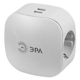 Тройник SP-3e-USB-2A 3гн 220V + 2xUSB 2000mA, c заземлением, белый Б0015243 ЭРА от поставщика КабельСпецСтрой Тройник SP-3e-USB-2A 3гн 220V + 2xUSB 2000mA, c заземлением, белый Б0015243 ЭРА от поставщика КабельСпецСтрой