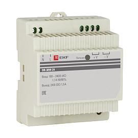 Блок питания 24В DR-30W-24 EKF PROxima от поставщика КабельСпецСтрой Блок питания 24В DR-30W-24 EKF PROxima от поставщика КабельСпецСтрой